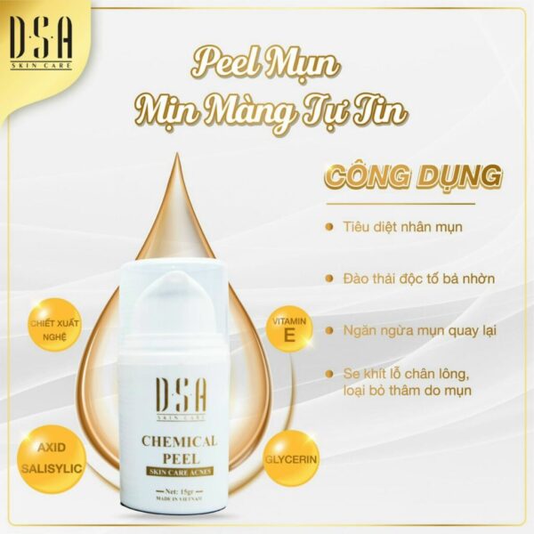 DSA – Chemical Peel – Skin Care Acnes (Peel mụn) 15gr