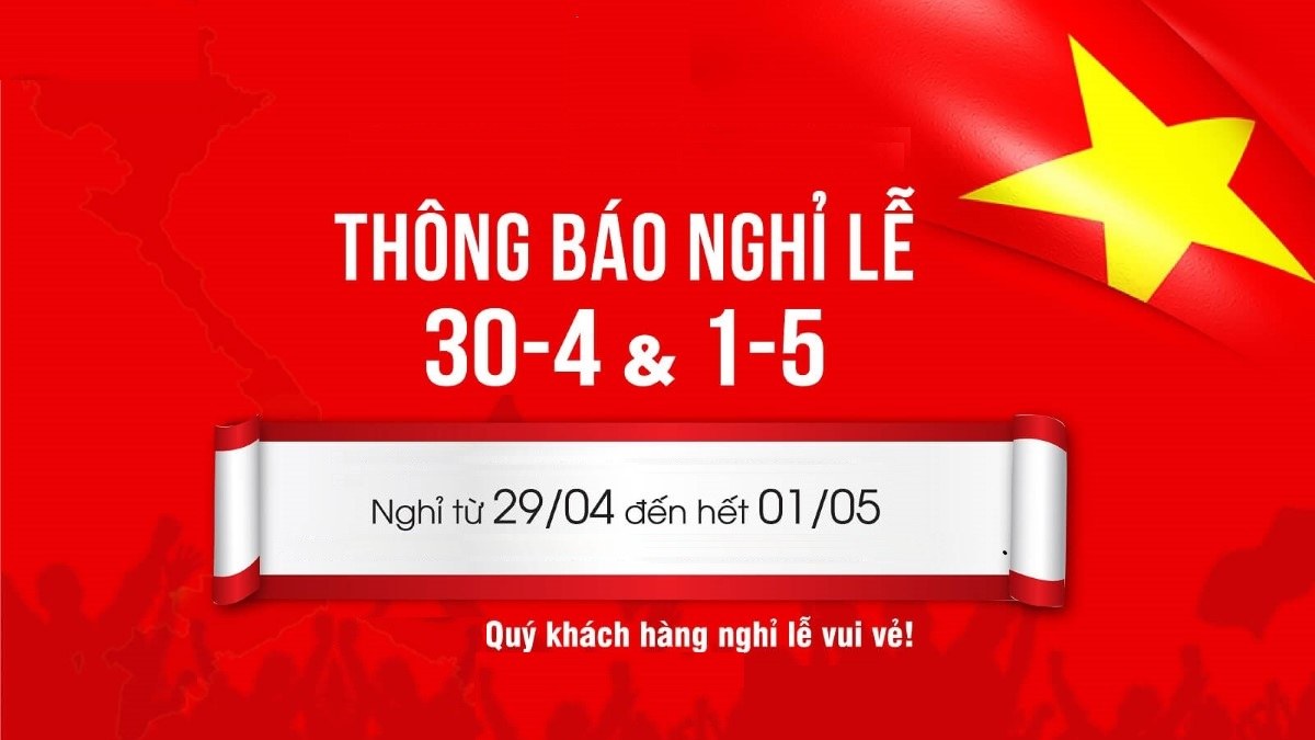 Lich nghi le 30.4-1.5